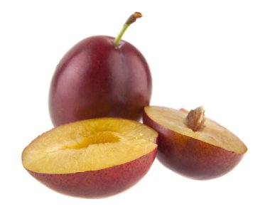 Erikler beyaz arkaplanda izole edildi