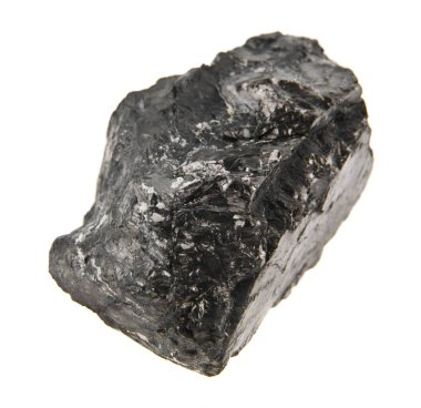 kömür beyaz arkaplanda izole edildi