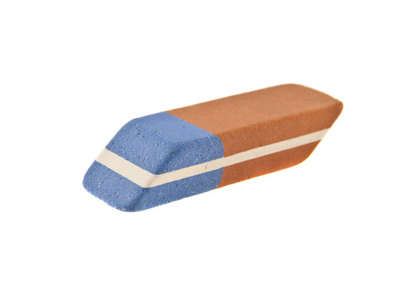 Eraser isolated on white background