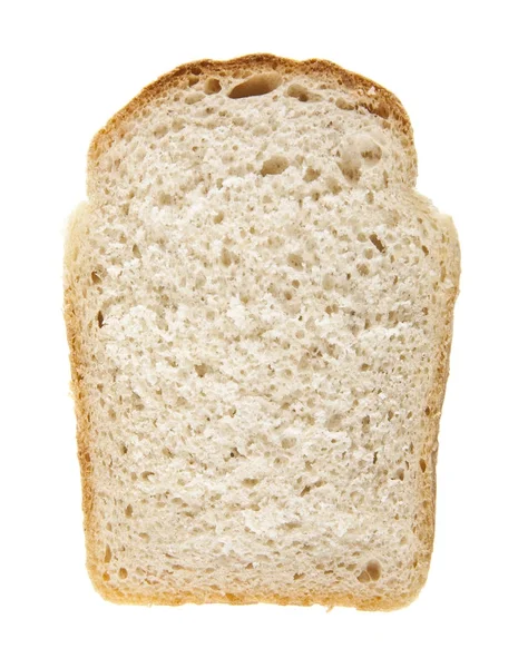 ekmek beyaz arkaplanda izole edildi