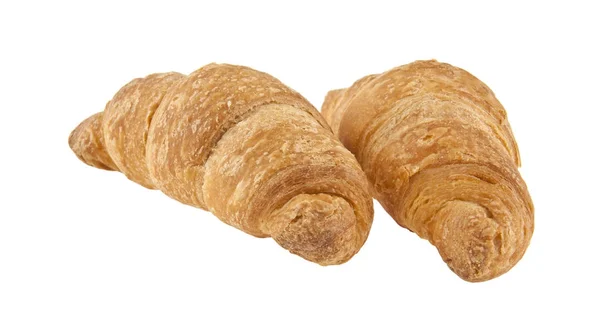 Croissants isolés sur fond blanc — Photo