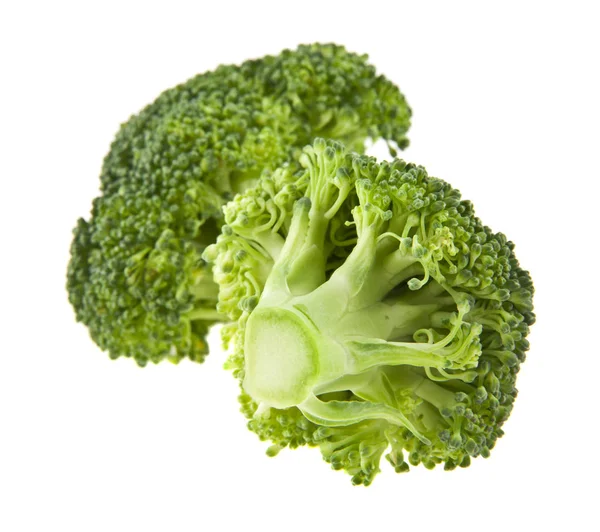 Brokolice izolované na bílém pozadí — Stock fotografie