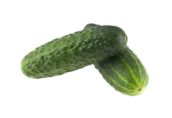 Cucumbers isolated on white background — Stock Photo, Image