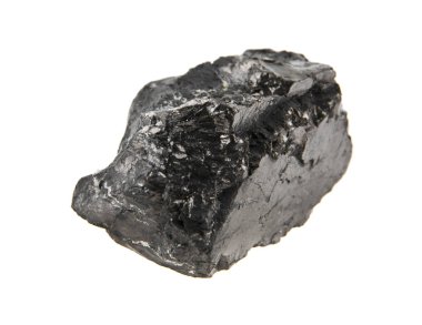 kömür beyaz arkaplanda izole edildi