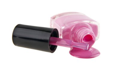 pembe Lake beyaz arka plan üzerinde izole