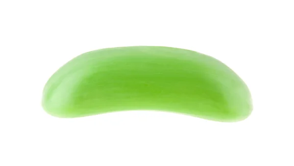 흰색 배경에 분리 된 녹색 비누 — 스톡 사진