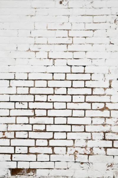 Muro de ladrillo blanco como fondo — Foto de Stock