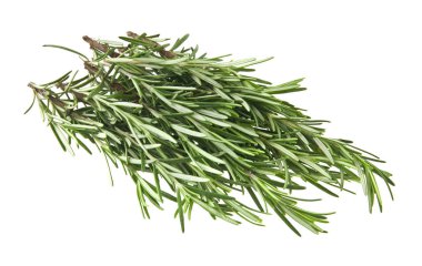 Beyaz arkaplanda biberiye izole edildi