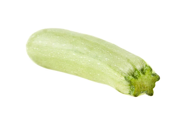 Zucchine isolate su fondo bianco primo piano — Foto Stock