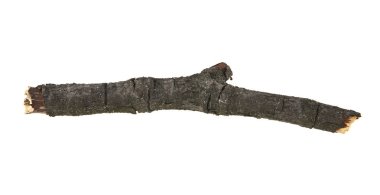 Tahta çubuk beyaz arkaplanda izole