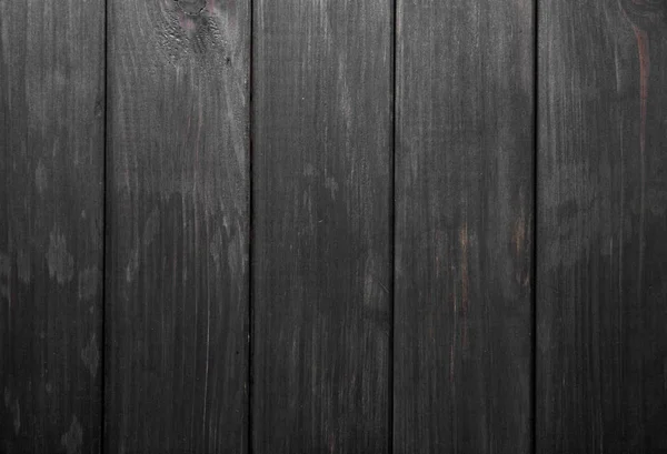 Texture of a black wooden background — Stock Photo, Image