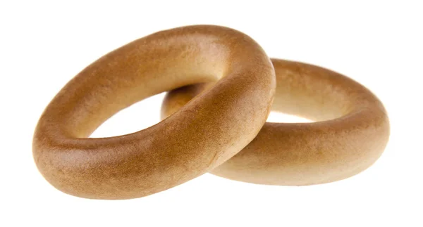 Bagels isolados no fundo branco — Fotografia de Stock