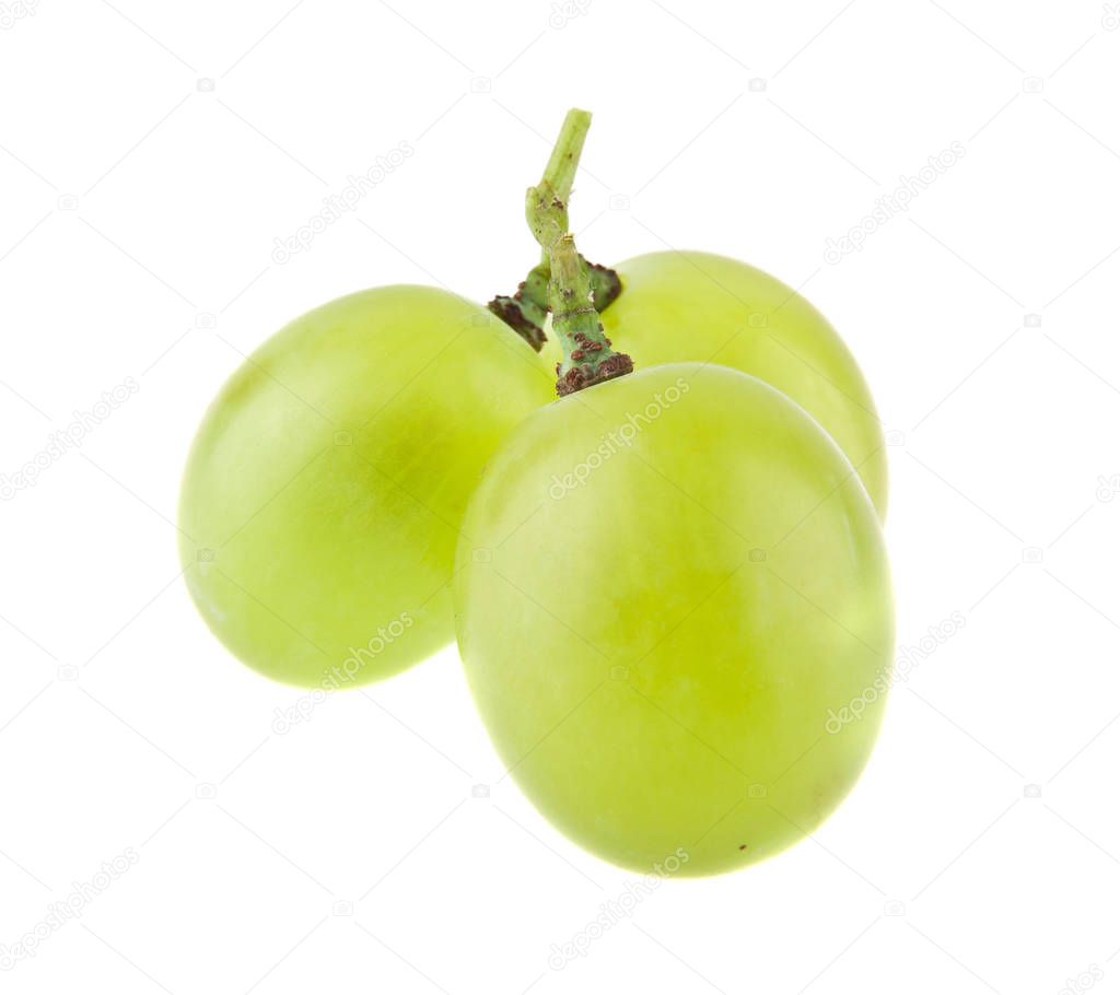 grapes isolated on white background