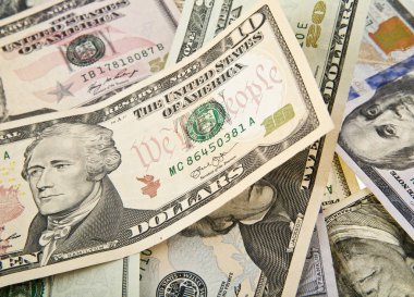 Arka plan olarak dolar