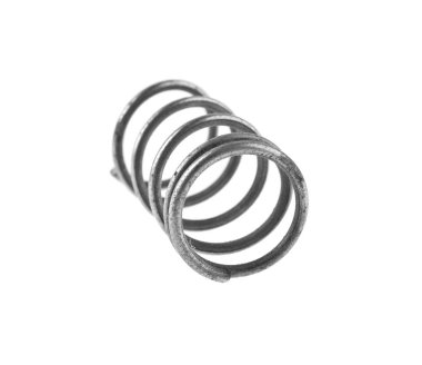 metal bahar beyaz zemin üzerine izole