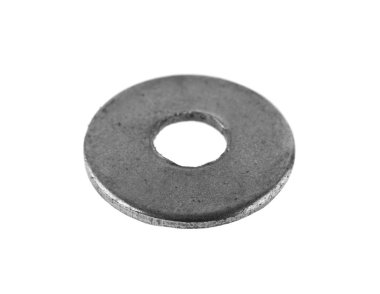 Beyaz arka plan üzerinde izole metal RONDELALAR