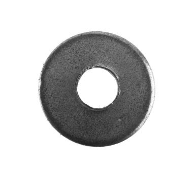 Beyaz arka plan üzerinde izole metal RONDELALAR
