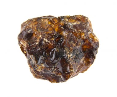 beyaz arkaplanda reçine izole