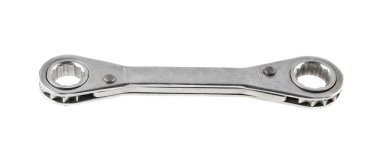 İngiliz anahtarı beyaz arkaplanda izole edildi