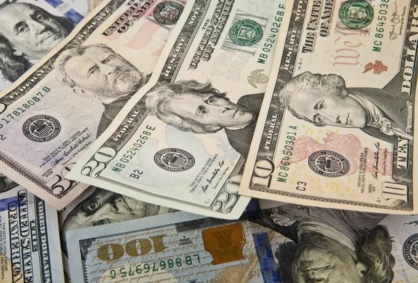 Dollari come sfondo — Foto Stock
