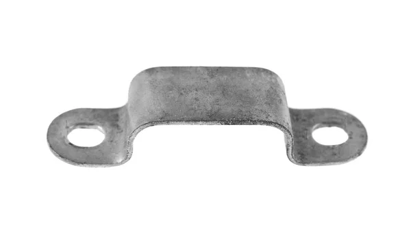 Suporte de metal isolado no fundo branco — Fotografia de Stock