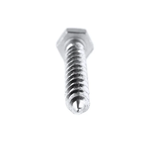 Metal screws isolated on white background — Stock Photo, Image