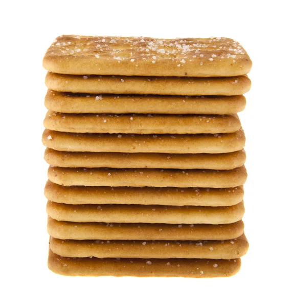 Biscotti isolati su sfondo bianco — Foto Stock