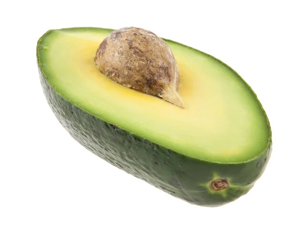 Avocado isoliert auf weißem Hintergrund — Stockfoto