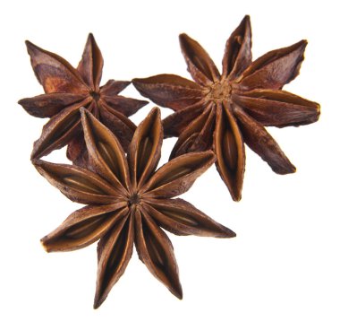 Beyaz arka plan üzerinde izole anason