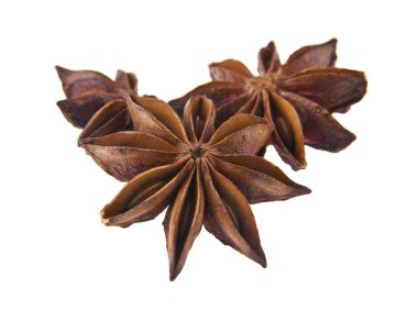 Beyaz arka plan üzerinde izole anason