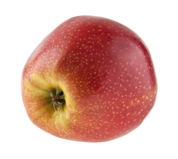Manzanas rojas aisladas sobre fondo blanco —  Fotos de Stock