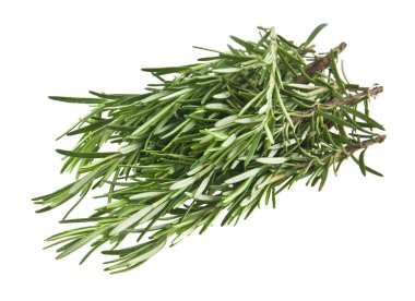 Beyaz arkaplanda biberiye izole edildi