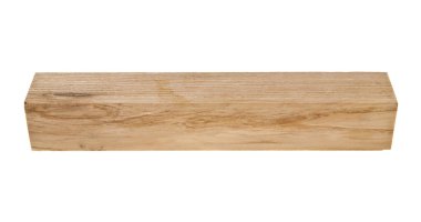 Tahta çubuk beyaz arkaplanda izole