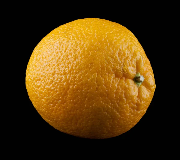黒の背景のオレンジ — ストック写真