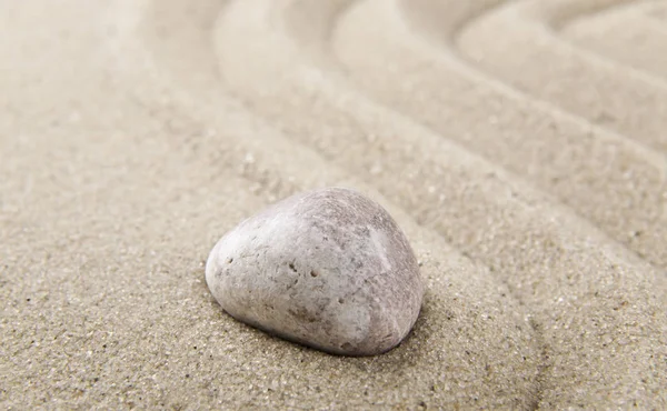 Stones on sand for relaxation as background — Stock Photo, Image