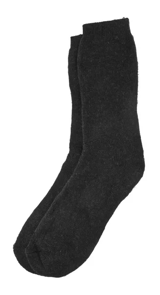 Black socks isolated on white background — Stock Photo, Image