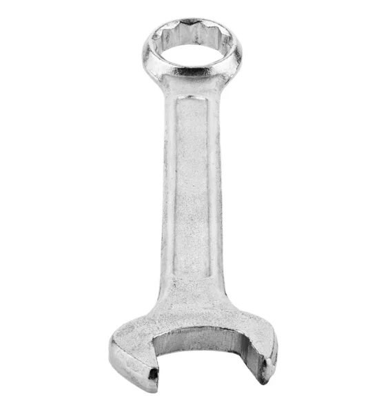 Llave de metal aislada sobre fondo blanco — Foto de Stock