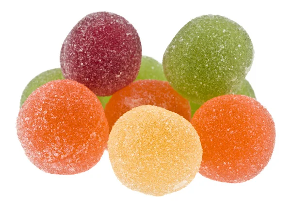 Marmalade bollar isolerad på en vit bakgrund. — Stockfoto