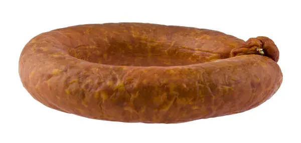 Sausage isolated on a white background. — Stock Photo, Image