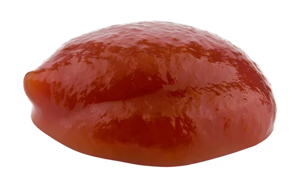 Ketchup tomatensaus geïsoleerd op witte ondergrond.Ketchup met c — Stockfoto