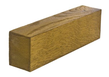 Tahta blok, tahta beyaz arkaplan üzerinde izole.