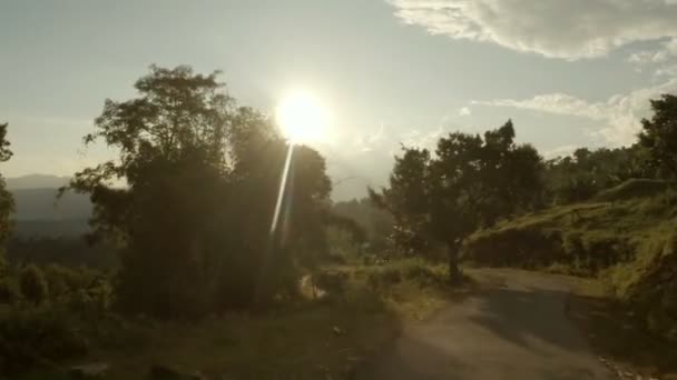 Scooter ride in Pokhara region, Nepal — Stock Video