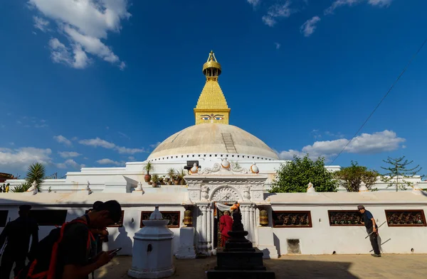 Ступа boudhanath в Катманду — стокове фото