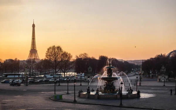 Plac Concorde w Paryżu, Francja — Zdjęcie stockowe