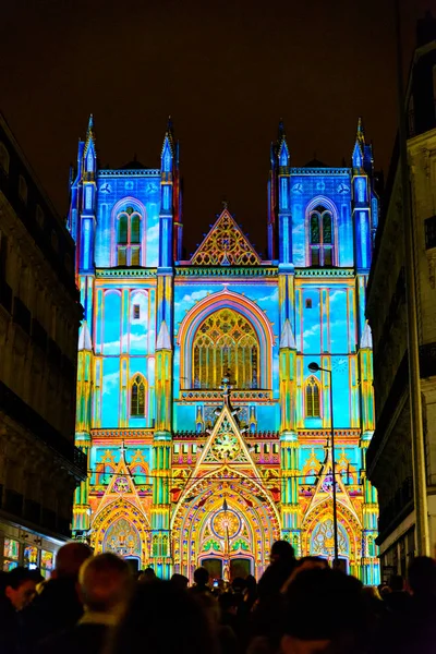 L'Odyssee des Reves sound and light show in Nantes — Stock Photo, Image