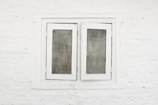 White window and white wall — Stock Photo, Image