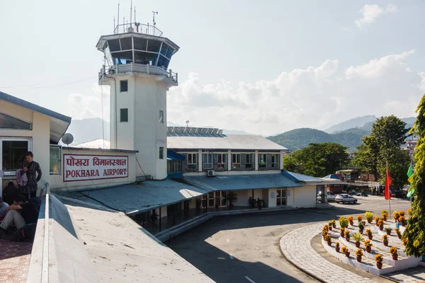 Aeropuerto de Pokhara, Nepal — Foto de Stock