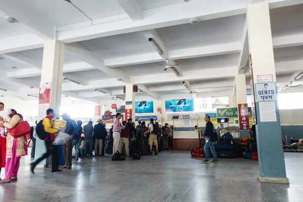 Interiér letiště Pokhara — Stock fotografie