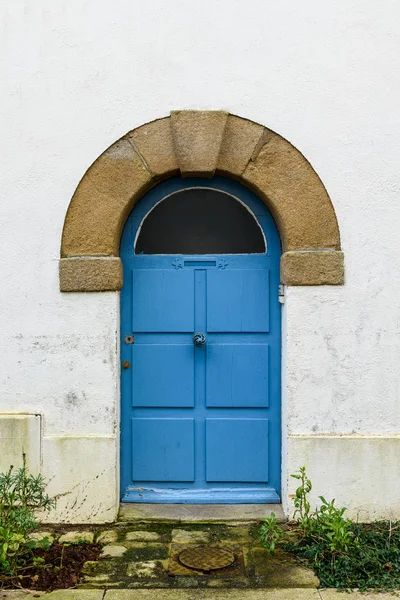 Ancienne porte bleue — Photo