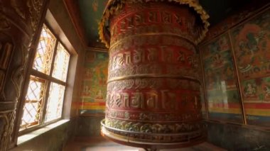 Büyük dua direksiyon başında Boudhanath Katmandu, Nepal